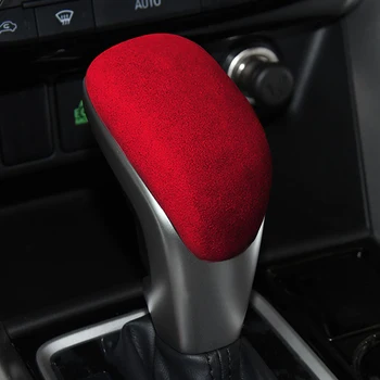 Zamšādas Wrap Pārnesumu Pārslēgšanas Slēdzis ABS Apdares Aizsargātu Vāka Uzlīme Par Mitsubishi ECLIPSE KRUSTA 2017 18 19 2021 2022 LHD RHD Piederumi