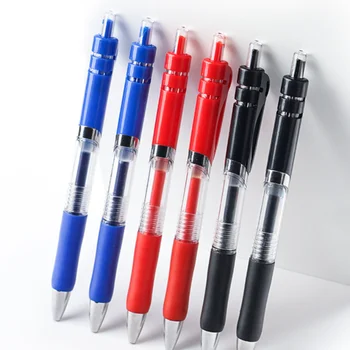 5gab K35 Bagāžnieka Gēla Pildspalva 0,5 mm,atkārtoti uzpildāmi Papildus naudas Sodu Gēla Pildspalvas,Melna/Zila/Sarkana/Tumši Zila tinte,Biroja Piederumi