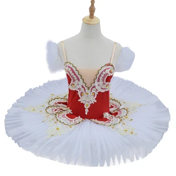 2022 Profesionālās Maz Gulbis Baleta Kleitu Bērniem balerīna tutu bērnu Bērni Profesionālā Baleta Tutu Pankūku Kostīms