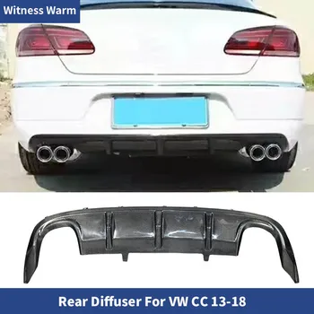 Auto Aizmugurējā Bufera Difuzoru Lūpu vēja aizsargs priekš Volkswagen Cc Rline Stils Standarta Buferi 13-18