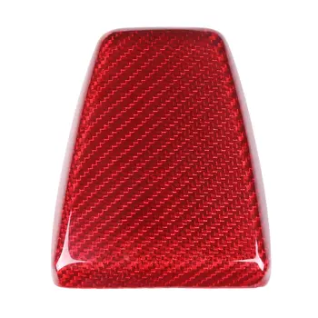 Fit-Ferrari 458 2011. - 2016. Gada Auto Interjera Nekustamā Oglekļa Šķiedras Auto Stikla Pacēlāja Slēdzis Vāciņu, Sarkana