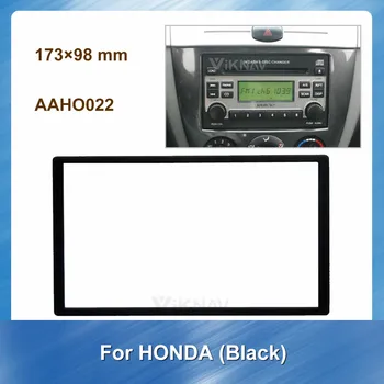Automašīnas Radio Stereo Montāžas, uzstādīšanas Fascijas HONDA Black Stereo Kadru Fascias Panelis Sejas DVD, CD Dash Bezel