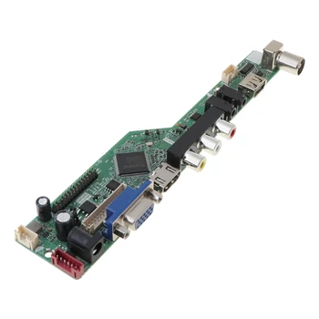 P82F Universal LCD Kontrolieris Vadītāja Valdes Komplekts V29 AV TV VGA HDMI USB Interfeiss Aizstāt SKR.03 T. V56.03 T. V53.03