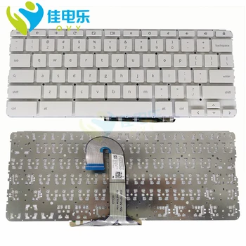 MUMS Nomaiņa klaviatūras HP Chromebook X360 11-ae 11-ae027nr L31504-001 NSK-XF1SQ angļu balta grāmatiņa tastatūras pārdošana