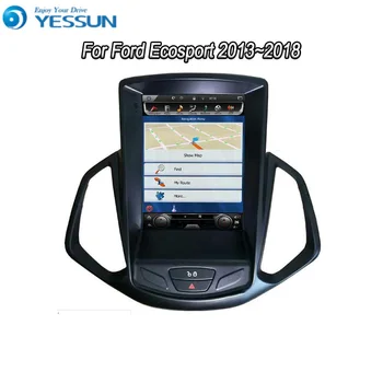 Yessun Android Lielā Ekrāna Auto Navigācijas GPS Ford Ecosport 2013~2018 HD Touch Screen Multimediju Atskaņotājs, Stereo