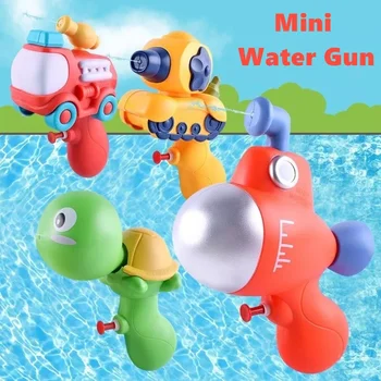 gabals Mini Ūdens Pistoles Rotaļlietas Bērniem Gudrs Strūkla Lielgabals Vasaras baseins, Ūdens Spēles Rotaļlietas Pludmali Spēlēt Smidzināšanas Pistole Bērniem Dāvanu Watergun