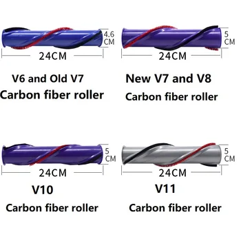 2023 ir piemērojami Dyson putekļu sūcēju piederumi V6/V7/V8/V10V/V11 direct drive elektriskā grīdas birste rullīšu galveno suku