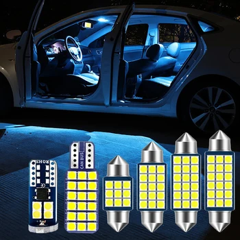 Par Hyundai I30 2013 4gab Komplekts Vīt Bez Kļūdām 12V Auto LED Spuldzes, Auto salona Apgaismojuma Dome galda Lampas Bagāžnieka Apgaismojuma Piederumi