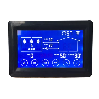 Elektriskā Katla Kontrolieris Katla Termostats 4.3 collu Segmenta LCD Touch Ekrāna Tips 4304