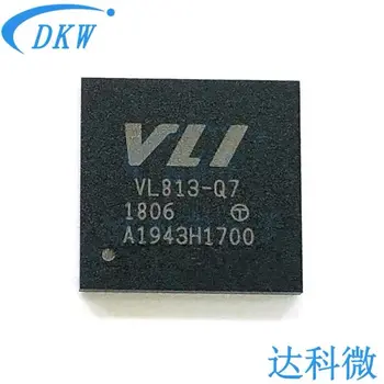 5gab/daudz VL813-Q7 QFN-76 VIA/Taivāna, IZMANTOJOT USB 3.0 kontroles mikroshēmu (IC) VL813 oriģināls