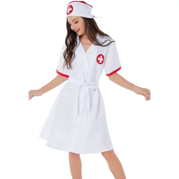 Halloween Medmāsas Kostīms Medmāsas Kostīms Lomu Spēlē Cospay Spēle Kostīmu Medicīnas Māsa Kostīmu Skatuves Sniegumu Karnevāla Puse