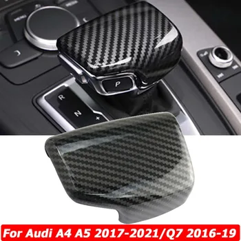 LHD Konsoles Pārnesumu Pārslēgšanas Rokturis Galvas Rāmja Vāks Uzlīme Audi A4 B9 A5 Q5 Sportback A6 Q7 2017. - 2021. Gadam Auto Piederumi