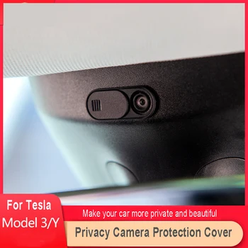 Oriģinālās Auto Piederumi Interjera Kamera Privātuma Aizsardzībai Vāks Tesla Model 3/Y Novērstu Konfidencialitātes Pārkāpumiem, Par Teslas