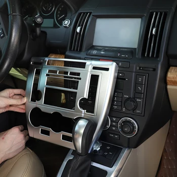 Land Rover Freelander 2 2007-2015 Auto stils ABS, Centrālā Kontrole, Gaisa Kondicionieris Panelis Melns Rāmis Automašīnas salona Piederumi