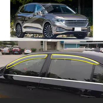 Auto Virsbūves Stils Uzlīmes, Plastmasas Logu Stikls Vēja Sejsegu Lietus/Saules Dūmu Aizsargs Vent Daļas VW Volkswagen Viloran 2020-2022
