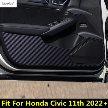 4gab Oglekļa Šķiedras Auto Durvīm Anti Kick Filmu Sānu Malu Aizsardzības Pad Uzlīmes Honda Civic 11 2022 2023 Interjera Aksesuāri