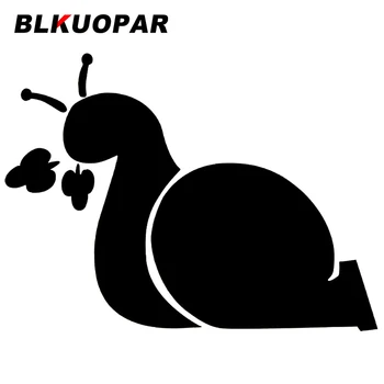 BLKUOPAR par Gliemežu Decal BlackSilver Balts Vinila Decals Piederumi JDM Auto Uzlīmes Drift Sacīkšu Auto Stils Turbo Skrāpējumiem izturīgs