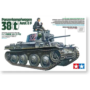 Tamiya America Inc 1/35 vācu Lt Tvertne Panzerkampfwagen 38t Ausf E/F 35369