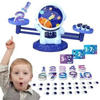Astronauts Līdzsvaru Matemātikas Spēle, Izglītības Priekšlaicīgas Mācību Mēroga CILMES Rotaļlietas Montessori Matemātikas Rotaļlietas Bērniem Matemātiku Balansēšanas Mēroga galda Spēle