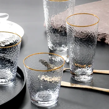 Radošā Japāņu Āmuru Graudu Glāzi Ūdens Kausa Pnompeņas Transparent Auksti Graudu Alus Viskijs Kausa Mājas Glāzi Ūdens, Dzeramā Krūze
