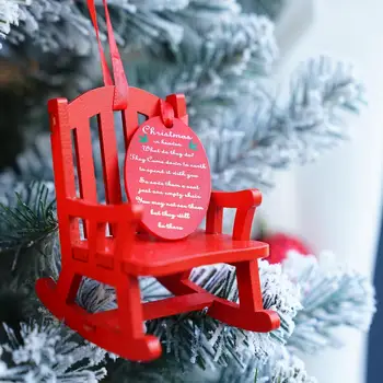 Mazo šūpuļkrēsls Ziemassvētku Rotājumi Ziemassvētku Ziemassvētku Rotājumu Krēslu Piemiņas Debesīs Koku Rotājumu E5D8