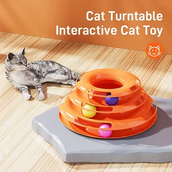 Kaķis Dziesmas Rotaļlietas Iekštelpu Kaķiem, Kaķu Rotaļlieta Rullīšu, Kaķis, Bumba Tornis Interaktīvās Kaķu Rotaļlietas