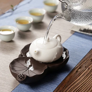 Ķīniešu Keramikas Tējas Paplāti, Kas Kalpo Ūdens Uzglabāšanas Roku Darbs Sausā Bubble Tea Paplātes, Tējas Ceremonija Plateau De Pakalpojumu, Sadzīves Priekšmetu 5