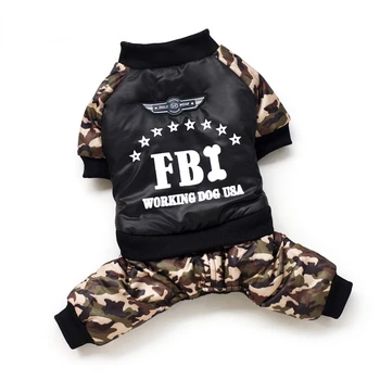Cool FIB Pet Suņu Apģērbu Kopumā Sabiezējums Suņa Kucēns Jumpsuit Kostīmu Silts Ziemas Apģērbs Zēns Suņi Ropa Para Perros