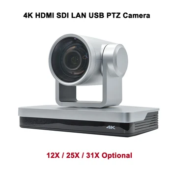 4K Kamera 12X 25X 31X Optiskā Tālummaiņa SDI & HDMI Video PTZ Tīkla IP Tiešraidi Raidījums, Konferences, Baznīcām, Pasākumiem