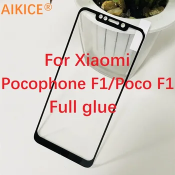 Pocophone F1 Rūdīts Stikls Skaidrs, Pilnībā Segtu Ekrāna Aizsargs, Lai Xiaomi Pocophone F1 Rūdīts Stikls Pilna Līme Aizsardzības Plēves