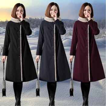 Pai pārvarēt sieviešu 2020 jaunu Apģērbu, Ķīna Haining fur coat vidēja garuma Mākslīgās ūdeļu kažokādas oderējums, Mēteli