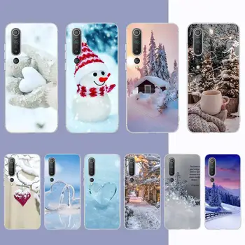 Ziemas Sniega Ledus Telefonu Gadījumā Samsung S21 A10 par Redmi 7. Piezīme 9 Huawei P30Pro Godu 8X 10es vāciņu