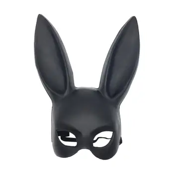 Sievietēm Lady Bunny Auss Truša Maska Kleita Cosplay Maskēties Lieldienām Halloween Teatralizēts Uzvedums Aksesuārus Facecover Dzīvnieku Maskas