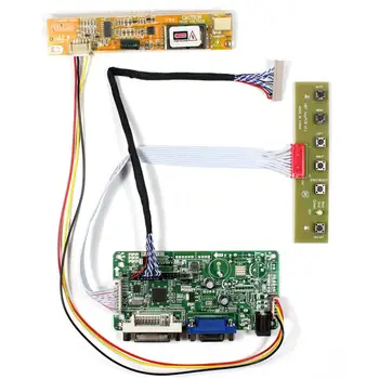 DVI, VGA lcd kontrolieris valdes RT2281 darbu par 13.3 collu L133X2 3 1024x768 LCD panelis
