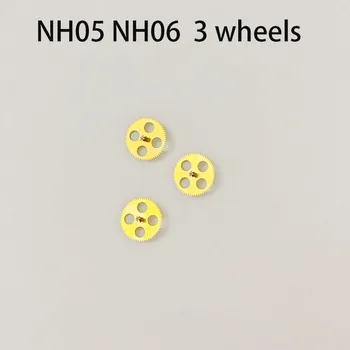 Skatīties piederumi NH05 oriģinālās rezerves daļas, trīs riteņu NH06 kustību četru riteņu centrālā ripu seiko mehāniskā kustība