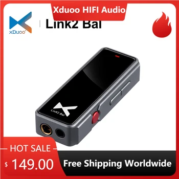 Jaunākās Xduoo Link2 Bal USB DAC Līdzsvarotu Austiņu Pastiprinātāju 3.5/4.4 mm Audio Kabeļa Adapteris Dual CS43131 APK Headphone Amp
