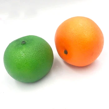 10pcs 7.5 cm izmērs mākslīgie augļi Plastmasas Viltus Augļu mākslīgo Apelsīnu sulu&mākslīgie plastmasas viltus imitētu Apelsīnu sula