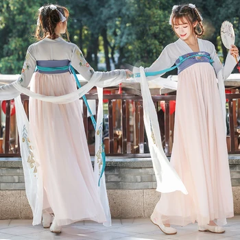Austrumu Tradicionālā Pasaku Princese Deju Kleitu Ķīnas Tautas Deju Kostīms Sieviešu Hanfu Posmā Kleitas Tang Dynasty Cos Apģērbi