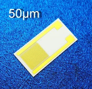50um Keramikas Interdigital Elektrodu IDE Kapacitāte Masīvs Biogāzes Mitruma Sensors Chip