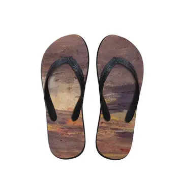 Pavasarī Ir 2021. Sieviešu vasaras āra iekštelpu sandales, čības pludmales apavu Soft gadījuma Modē kurpes Sieviešu Īpaša Glezna flip flops
