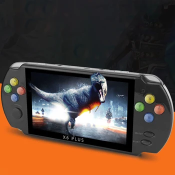 Coolbaby X6 plus Retro Spēļu Konsoles Portatīvie Kursorsviru Rokas Spēļu Konsole Atbalsta MP4 MP5 Video Spēli PSP PS1 GBA