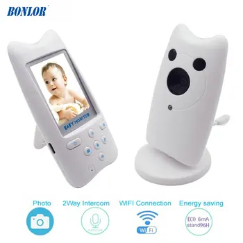 2.4 GHz Bezvadu Digital Baby Monitor ar 2-Ceļu Domofons 6 šūpuļdziesmas par Mātes & Bērnu Vienība, Spēlējot Eco Režīms Enerģijas Taupīšanai
