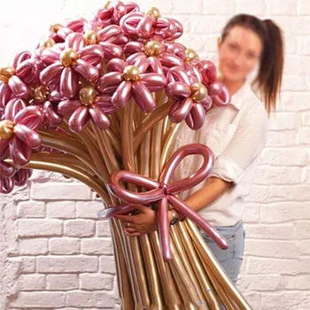 20pcs Krāsu garu asti balonu burvju mainīgo lielumu modelēšana DIY burvju balonu bachelorette puse dekorācijas apdares anniversaire