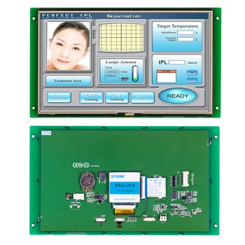 10.1 Collu HMI TFT LCD Displejs, Programmējams Loģiskais LCD Kontrolieris Touch Screen Iekārtu Izmantošanu Pielāgot Pieejams