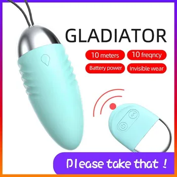 G-Spot Vibratori Lēkt Olu Bezvadu Tālvadības 10 Ātrumu Vibrējošu Klitora Stimulatora Maksts Masāžas Bumbu Seksa Rotaļlietu Sieviete