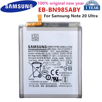 SAMSUNG Oriģinālā EB-BN985ABY 4500mAh Rezerves Akumulatoru SAMSUNG Galaxy Note 20 Ultra Note20 Ultra Mobilo Telefonu Baterijas