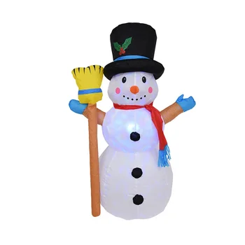 Ziemassvētku Sniegavīrs Piepūšamās LED Kvēlojošs Puse Brīvdienu DIY Aksesuārus Ziemassvētki Jaunais Gads Laternu Pagalmā Mākslas Dekoru Piegādes Pelējuma