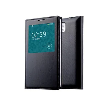 Whitout Čipu Smart Case for Samsung Galaxy Not3 Flip Ādas Vāks Samsung Note III N9000 N9005 Logu Skats Atuo Gulēt