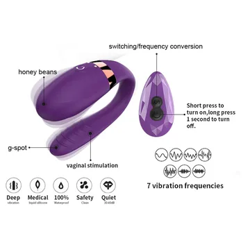 DIBE 7 ātruma Bezvadu tālvadības ūdensizturīgs Vibrators maksts G-Spot klitora Stimulators anālais massager seksa rotaļlietas, lai sieviete veikals