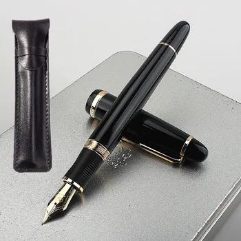 Jinhao X850 Strūklakas Pildspalvas Vara Barelu Zelta Klipu Iraurita Fine / Vidējā Nib Rakstīšanai Paraksts Biroja Skola
